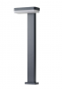 Lampa stojąca zewnętrzna IP54 słupek 65cm LED ciemny szary Azzardo OPLO 650 3000K IP54 DGR AZ6833